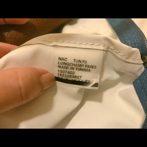 LONGCHAMP Medium Blue Nylon Tote Bag